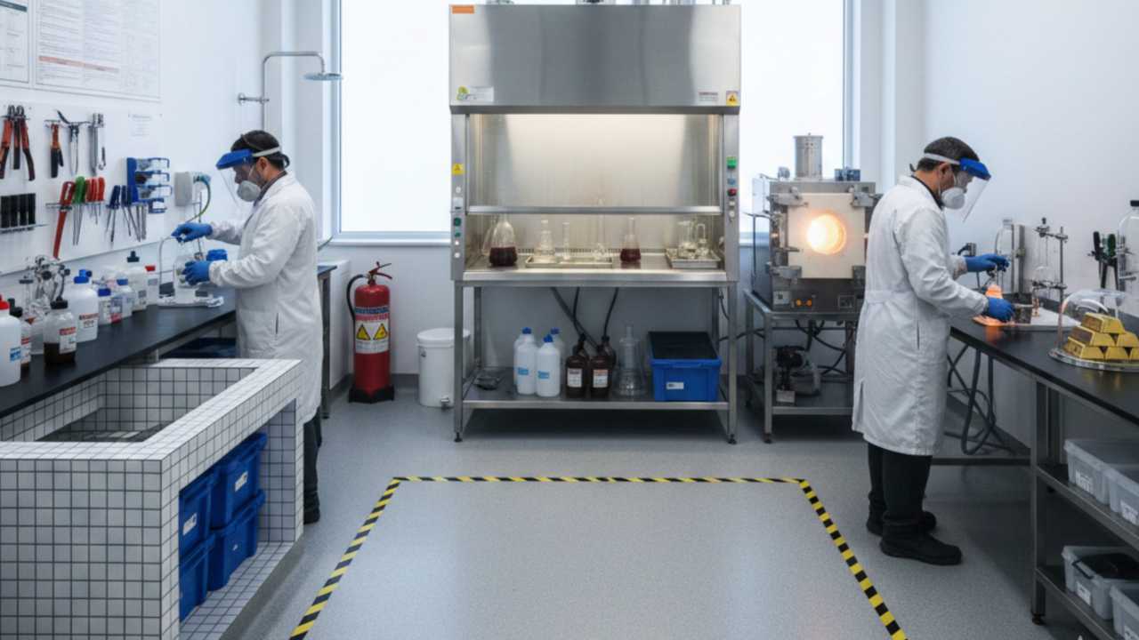 Best Practices for Safe and Clean Gold Refining Workspace