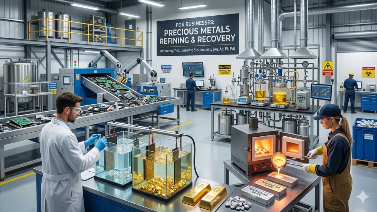 For Businesses: Precious Metals Refining & Recovery