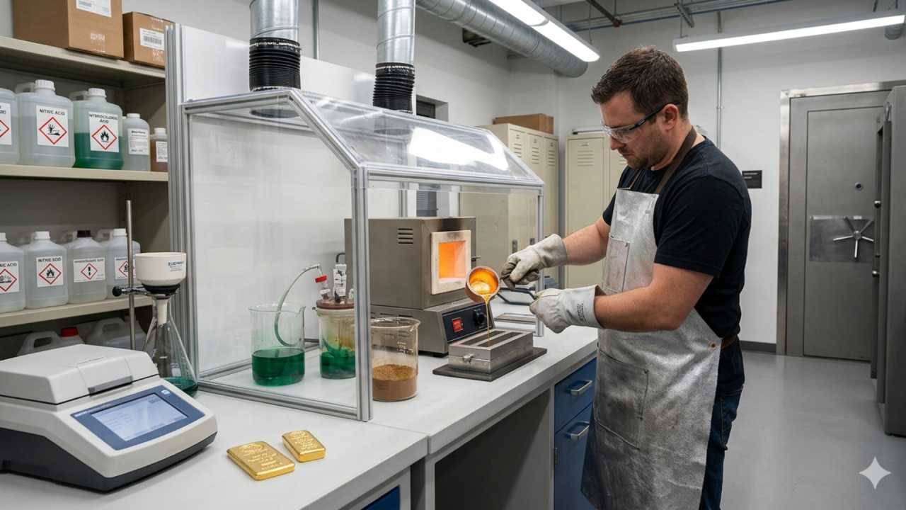 Gold Refining Operation