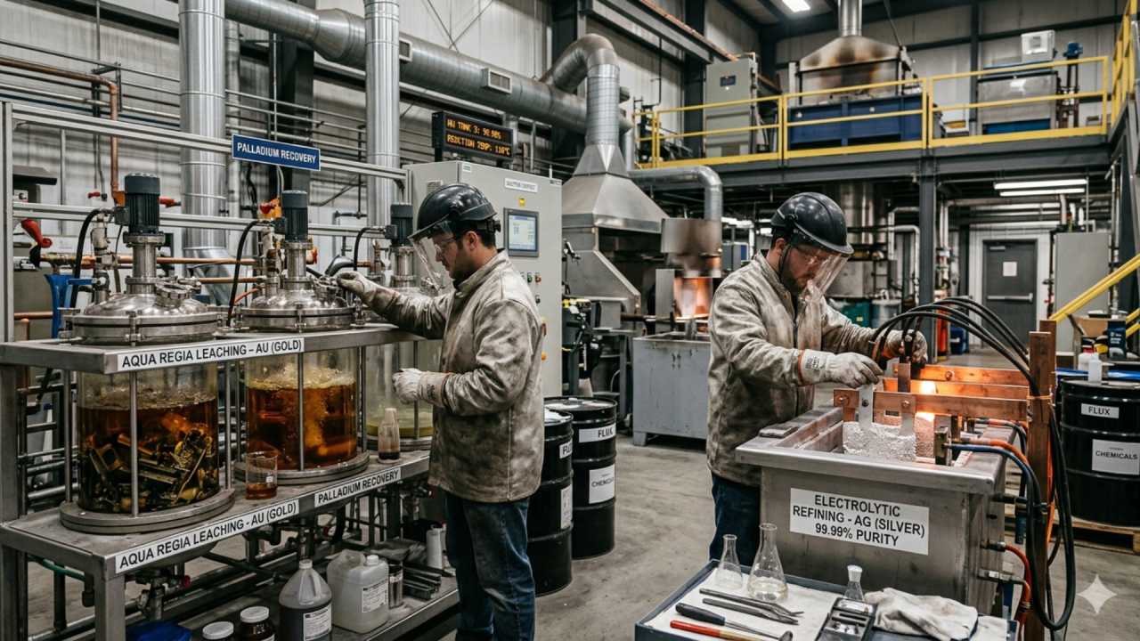 Precious Metal Refining: Custom Processes for Specific Needs