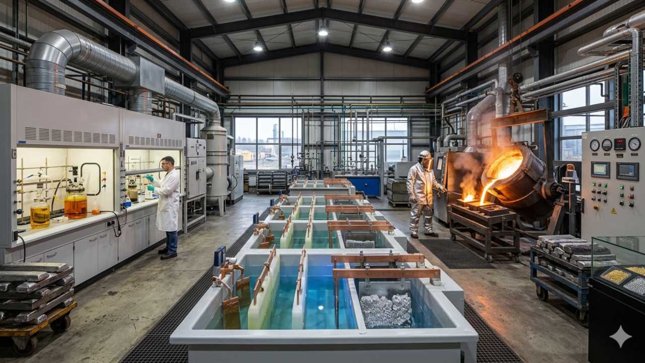 Electrolysis vs. Fire Assay vs. Chemical Refining