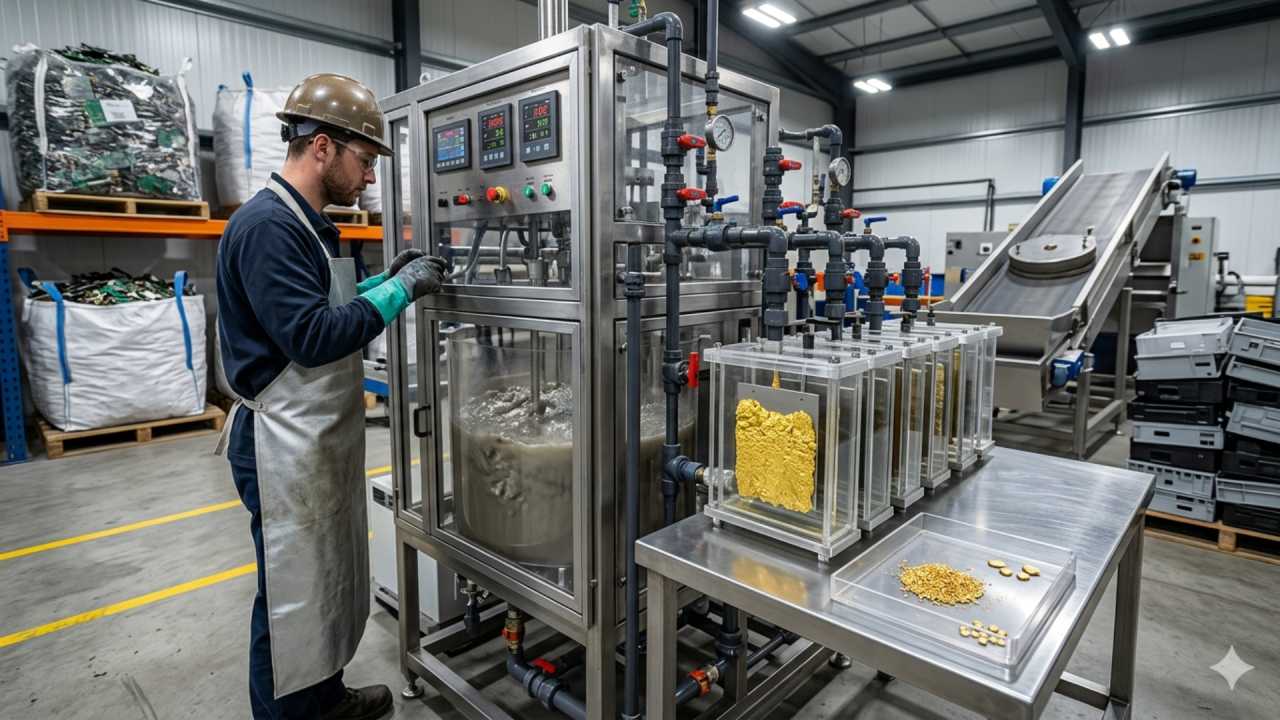 Recover Valuable Metals from Electronic Waste with Our Refining Equipment